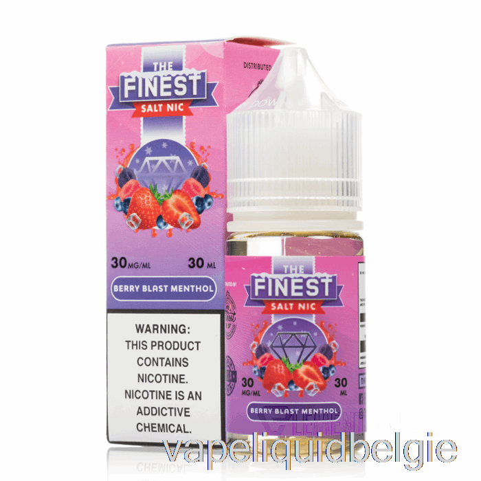 Vape Vloeibare Bessenblast Menthol - De Beste Fruiteditie Zout Nic - 30 Ml 30 Mg